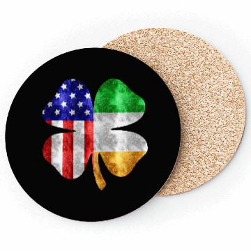 Discover Irish American Flag St Patricks Day Coasters