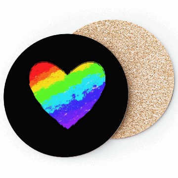 Discover love rainbow pride Coasters