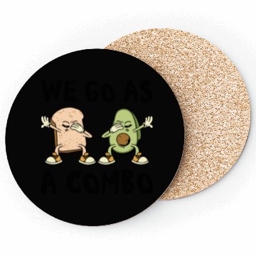 Discover Siblings Avocado Toast Combo Big Sister Brother Coasters