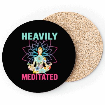 Discover Heavily Meditated Yoga Class Teacher Coasters
