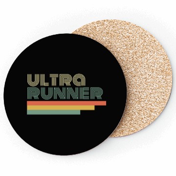 Discover Ultra Runner Vintage Retro Marathon Trail Running Coasters