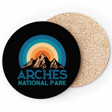 Discover Cool Vintage Retro Arches National Park Mountain Coasters