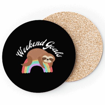 Discover Sloth Rainbow Coasters