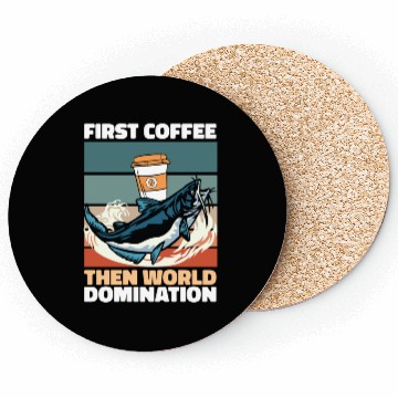 Discover Catfish Fishing Coffee Coasters