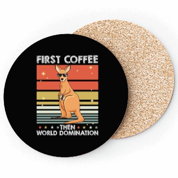 Discover Kangaroo Coffee Coasters