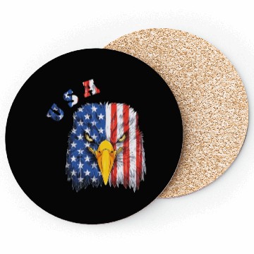 Discover USA - Bald Eagle Coasters