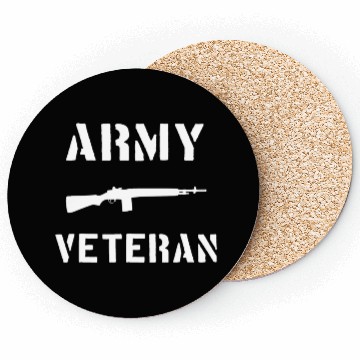 Discover US Army Veteran M14 Rifle Coasters