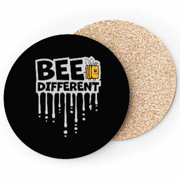 Discover bee different saying quote Coasters