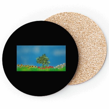 Discover flowers Garden Coasters