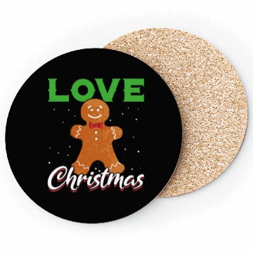 Discover Gingerbread Xmas Lover Coasters