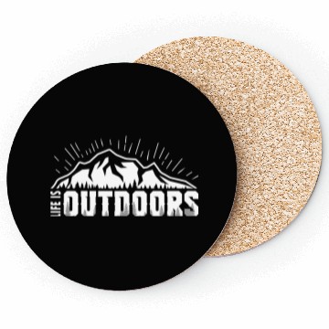 Discover Life Is Outdoors Coasters