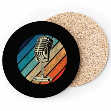Discover Karaoke Singer Microphone Vocalist Coasters