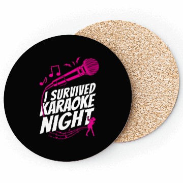 Discover Karaoke Singer I Survived Karaoke Coasters