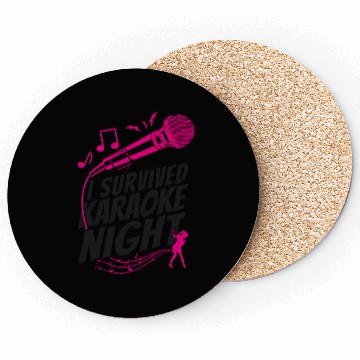 Discover Karaoke Singer I Survived Karaoke Coasters