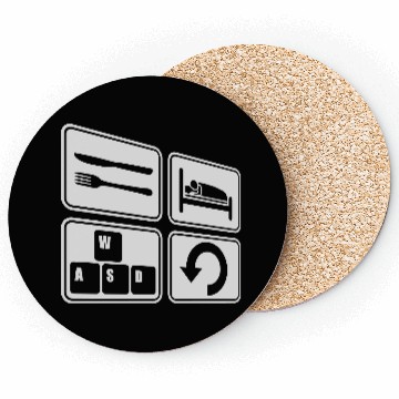 Discover computer gaming daily repeat Coasters