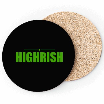 Discover Highrish Weed Marijuana St Patricks Day Coasters