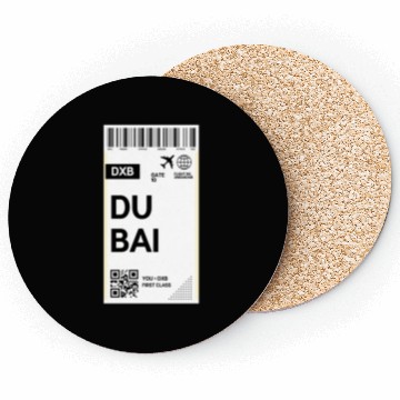 Discover Destination Dubai Airport Travel pass Coasters