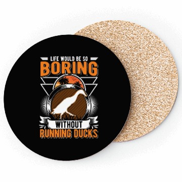 Discover Running Duck Gift Bottle Coasters