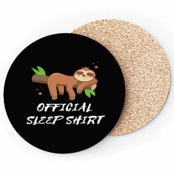Discover sleep sloth Coasters