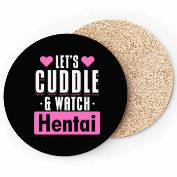 Discover Let's Cuddle And Watch Coasters