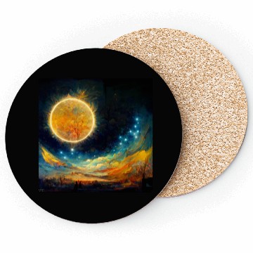 Discover Full moon and Sun Coasters