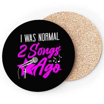 Discover Karaoke Singer I Was Normal 2 Coasters