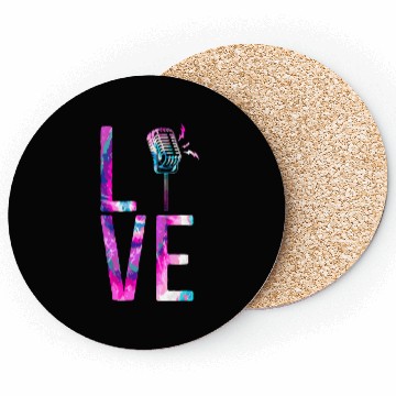 Discover Karaoke Singer Microphone Vocalist Coasters