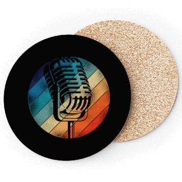 Discover Karaoke Singer Microphone Vocalist Coasters