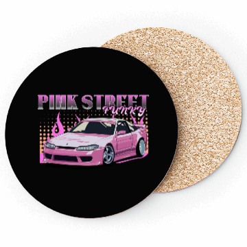 Discover Pink street funky Coasters