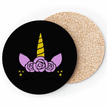Discover Unicorn flower Coasters