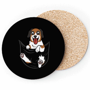 Discover Saint Bernard Pocket Graphic Coasters