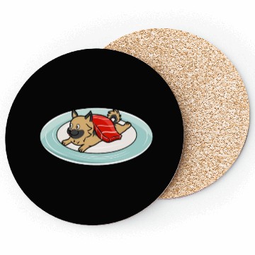 Discover German Shepherd Nigiri Sushi Coasters