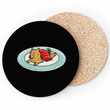 Discover Yorkshire Terrier Nigiri Sushi Coasters