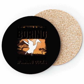 Discover Running Duck Gift Bottle Coasters