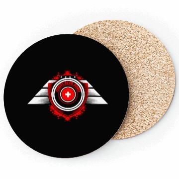 Discover Switzerland Neutrality Proud Coasters