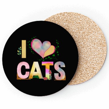 Discover I love cats Coasters