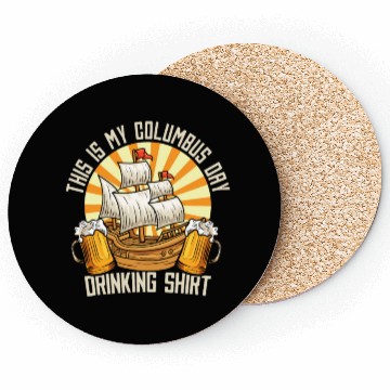 Discover Columbus Day 1492 Coasters