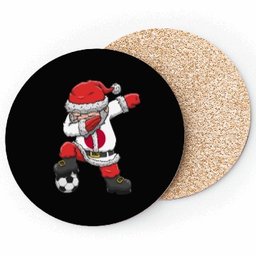 Discover Soccer Boy Dabbing Santa Christmas Jersey Japan Coasters