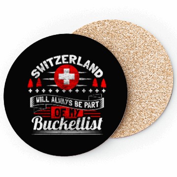 Discover Switzerland Matterhorn Home Gift Idea Coasters