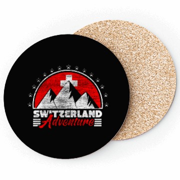 Discover Switzerland Neutrality Home Gift Coasters