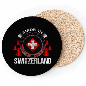 Discover Switzerland Neutrality Home Gift Coasters