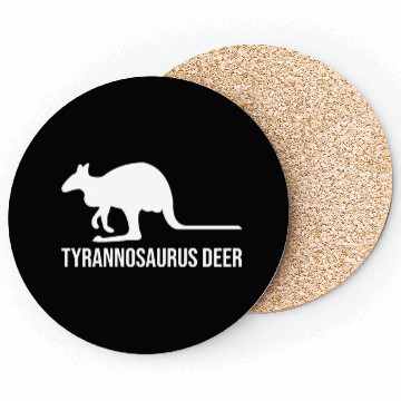 Discover Funny Kangaroo Tyrannosaurus Deer Coasters