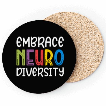 Discover Embrace Neurodiversity Coasters