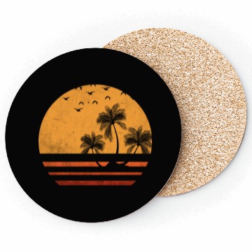 Discover Palm tree Summer Beach Coasters
