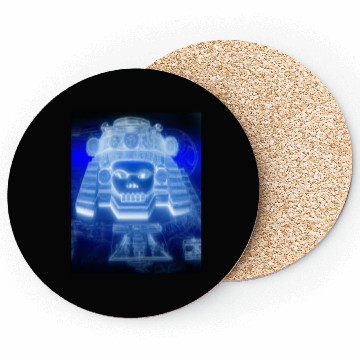 Discover Maya Blueprints Inca Mask Drawing Ancient Coasters
