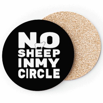 Discover No Sheep in my Circle Essential Coasters