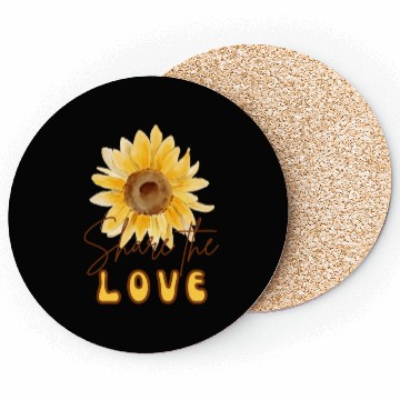 Discover Share The Love Sunflower Coasters