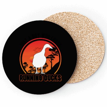 Discover Indian Runner Duck Young Bottle Coasters