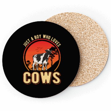 Discover Cow Young Cattle Cows Breeders Coasters