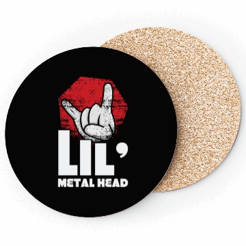 Discover Rock Sign Rock Hand Little Metal Kid Music Lover Coasters